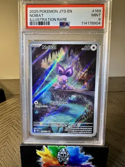 PSA 9 Noibat 169/159 Pokemon Journey Together Illustration Rare 2025 #169 - Image 1