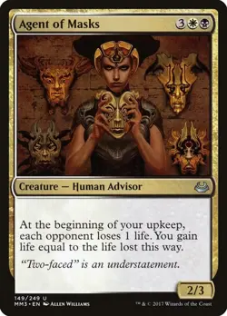 Agent of Masks 149 UC Modern Masters 2017 Magic: The Gathering NM/M - Image 1