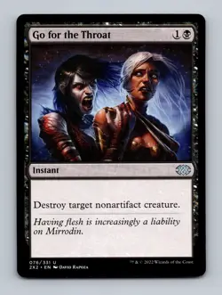 Go for the Throat Double Masters 2022 Non-Foil MTG NM - Image 1