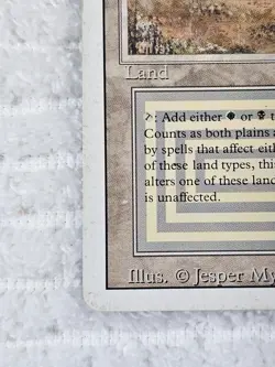 MTG Revised Dual Land Scrubland Reserved List 1994 - CardVault Inv VTG MP - Image 5