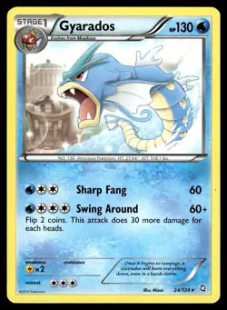 Gyarados 24/124 Dragons Exalted Rare Pokemon - Image 1