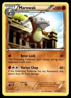 Marowak 61/124 Dragons Exalted Rare Pokemon - Image 1