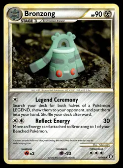 Bronzong 15/102 HGSS Triumphant Rare Pokemon - Image 1