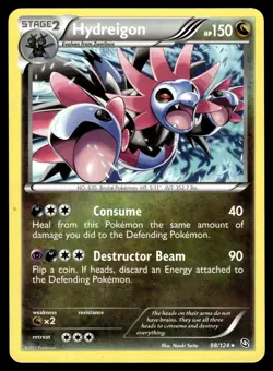 Hydreigon 98/124 Dragons Exalted Rare Pokemon - Image 1