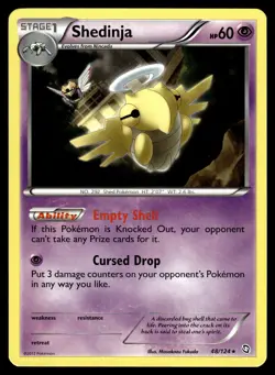 Shedinja 48/124 Dragons Exalted Rare Pokemon - Image 1