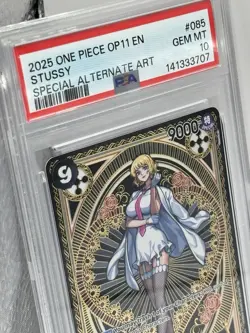 One Piece CCG Stussy SP OP06-085 - English - PSA 10 - Image 3