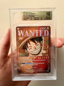 Bgs 10 Monkey D Luffy Wanted Pillars Of Strength St01-012 - Image 1
