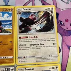 Bewear 6 Card Lot- Non-holo - Cute Pokemon - Image 4