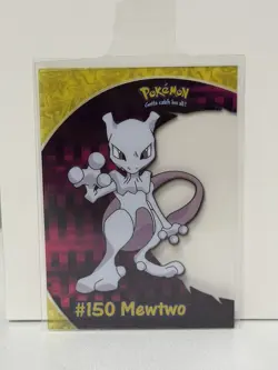 Topps Pokemon TV Animation Edition Die-Cut Trading Card #150 Mewtwo - Image 1