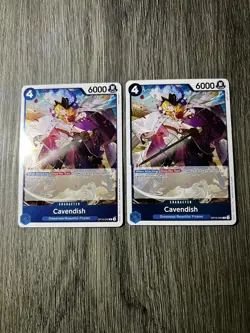 Cavendish (045) Foil R Royal Blood OP10-045 NM English TCG One Piece Card - Image 1