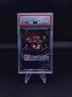 PSA 10 Teach OP09-093 3rd Anniversary Special Card Silver Parallel - Image 2