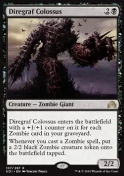 MTG DIREGRAF COLOSSUS EXC - COLOSSO DEL CIMITERO DI GUERRA - SOI - MAGIC - Image 1
