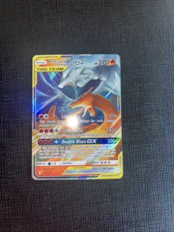 Reshiram & Charizard GX - 20/214 - Pokemon Unbroken Bonds Sun Moon Rare Card NM - Image 1