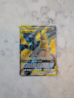 Pokemon Pikachu & Zekrom GX 162/181 Team Up Full Art Holo NM - Image 1