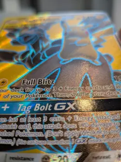 Pokemon Pikachu & Zekrom GX 162/181 Team Up Full Art Holo NM - Image 2