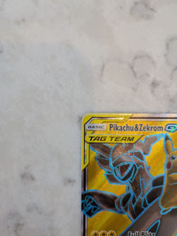 Pokemon Pikachu & Zekrom GX 162/181 Team Up Full Art Holo NM - Image 4