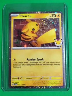 Pikachu (Pokemon Day 2026) 051/162 30th Anniversary Cosmos Holo - Image 1