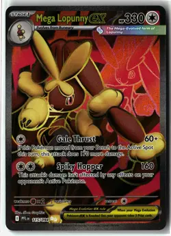 Mega Lopunny ex ⭐ 115/094 Holo Ultra Rare Phantasmal Flames 2025 Pokemon NM - Image 1