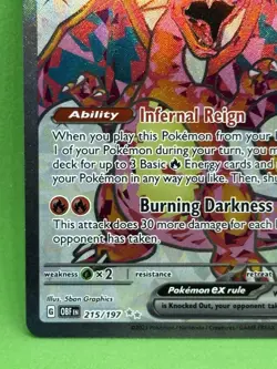 Charizard ex 215/197 - NM - Pokemon Obsidian Flames - Ultra Rare - Image 4