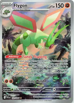 POKEMON Flygon - #101/094 Holo ME02: Phantasmal Flames NM - Image 1