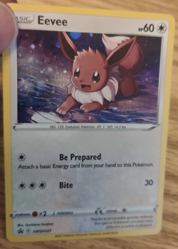 Pokemon TCG Eevee SWSH127 - Sword & Shield Black Star Promo #2 - Image 1