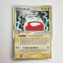 Pokemon TCG Electrode ex FireRed & LeafGreen 107/112 Holo Ultra Rare 90 HP - Image 1