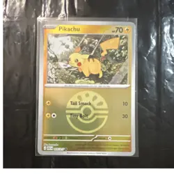 Pokemon TCG Pikachu Reverse Holo 055/217 70 HP Basic - Image 1