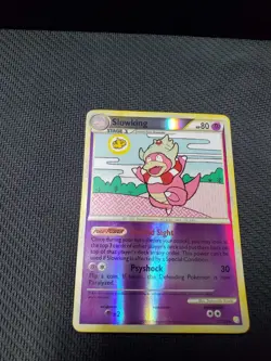 Pokemon Slowking 12/123 HeartGold & SoulSilver 2010 English Reverse Holo Rare - Image 1