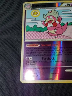 Pokemon Slowking 12/123 HeartGold & SoulSilver 2010 English Reverse Holo Rare - Image 5