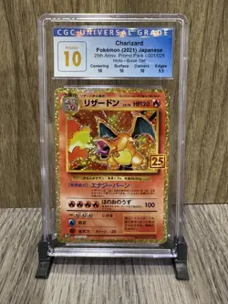 Pokemon Japanese 25th Anniversary Charizard 001/025 CGC 10 PRISTINE - Image 1