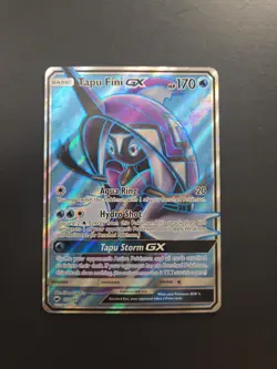Tapu Fini GX 133/147 Ultra Rare Pokemon TCG Burning Shadows LP - Image 1