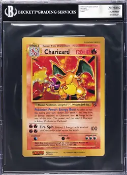 1996-02 POKEMON JAPANESE CORO CORO COMICS JUMBO CHARIZARD BGS AUTHENTIC ALTERED - Image 1