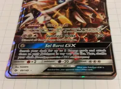 Solgaleo GX 89/149 LP Ultra Rare Pokemon SM Base Set - Image 2