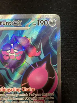 Pecharunt EX 085/064 Shrouded Fable Pokemon TCG Full Art Ultra Rare Holo NM - Image 3