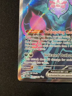 Pecharunt EX 085/064 Shrouded Fable Pokemon TCG Full Art Ultra Rare Holo NM - Image 4