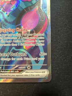 Pecharunt EX 085/064 Shrouded Fable Pokemon TCG Full Art Ultra Rare Holo NM - Image 5
