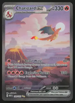 Charizard ex 199/165 Special Illustration Rare 151 Pokemon English NM - Image 1