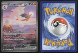 Charizard ex 199/165 Special Illustration Rare 151 Pokemon English NM - Image 3