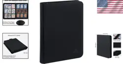 Black Side-Loading Trading Card Album: 504 Pockets of Protection - Image 2