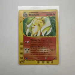 Ninetales 21/165 Holo Rare Expedition Base Set Pokemon Holo MP - Image 1