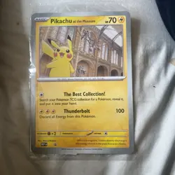 Pokemon TCG Pikachu At The Museum Jumbo Promo Card 2026 - Sealed - New - Image 1