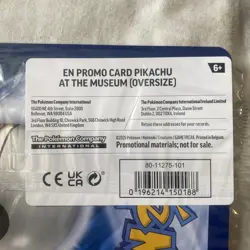 Pokemon TCG Pikachu At The Museum Jumbo Promo Card 2026 - Sealed - New - Image 3
