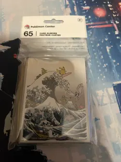 Pokemon Center Great Wave WCS Pikachu & Friends Card 65 Sleeves Sealed Pack - Image 1