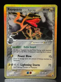 Rayquaza 13/113 RS Delta Species Rare Holo Holo Pokemon Card MP - Image 1