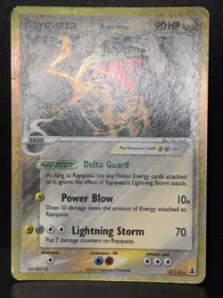 Rayquaza 13/113 RS Delta Species Rare Holo Holo Pokemon Card MP - Image 2