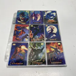 Vintage 1994 Marvel Fleer Masterpieces Trading Card Bundle (Set Of 54) - Image 1