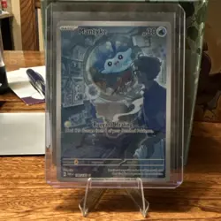 Pokemon Mantyke 189/182 SV04 Paradox Rift Holo Illustration Rare Full Art Card - Image 1
