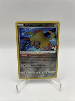 120/195 Radiant Jirachi Prize Pack Series Pokemon TCG Stamped League Play Card - Image 1