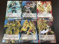 [SC] ya70 Saint Seiya 6-Piece Set Gold Processing Crusade Card Game Chaos Rank A - Image 1