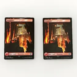 MTG Mountain Land Lot x8 Basic Lands Alternate Art Red Mana Base - Image 2